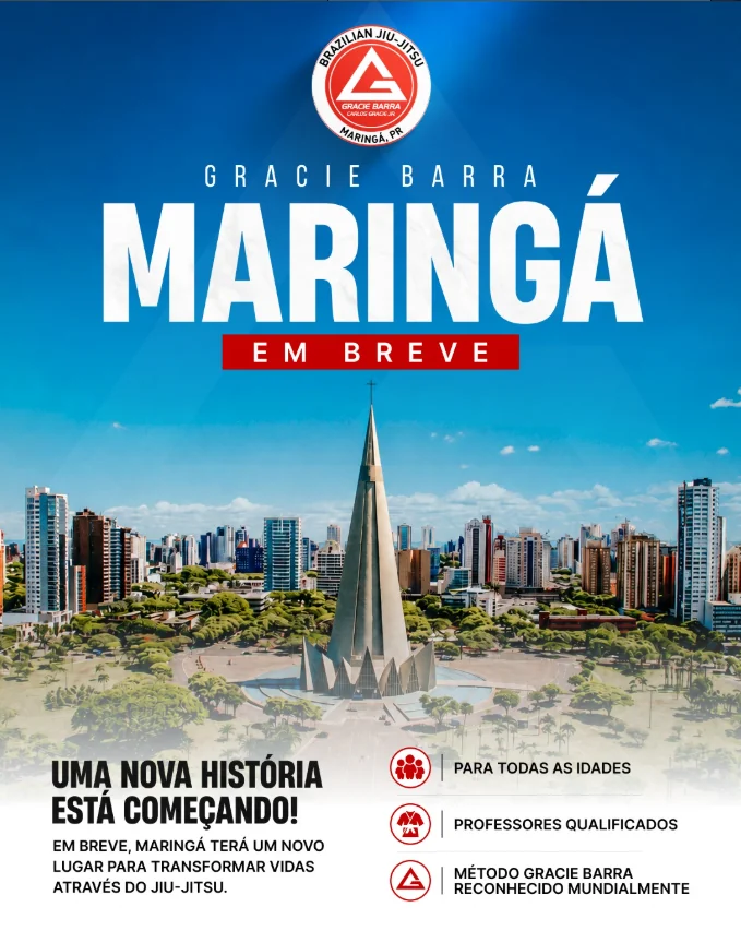 Gracie Barra Maringá em breve — nova unidade de Jiu-Jitsu em Maringá
